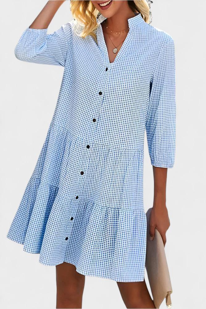 Mette | Vestido de Verão Risca