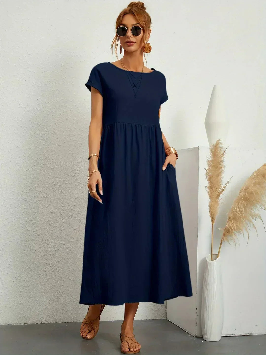 Gabriela | Vestido Midi de Elegância Intemporal