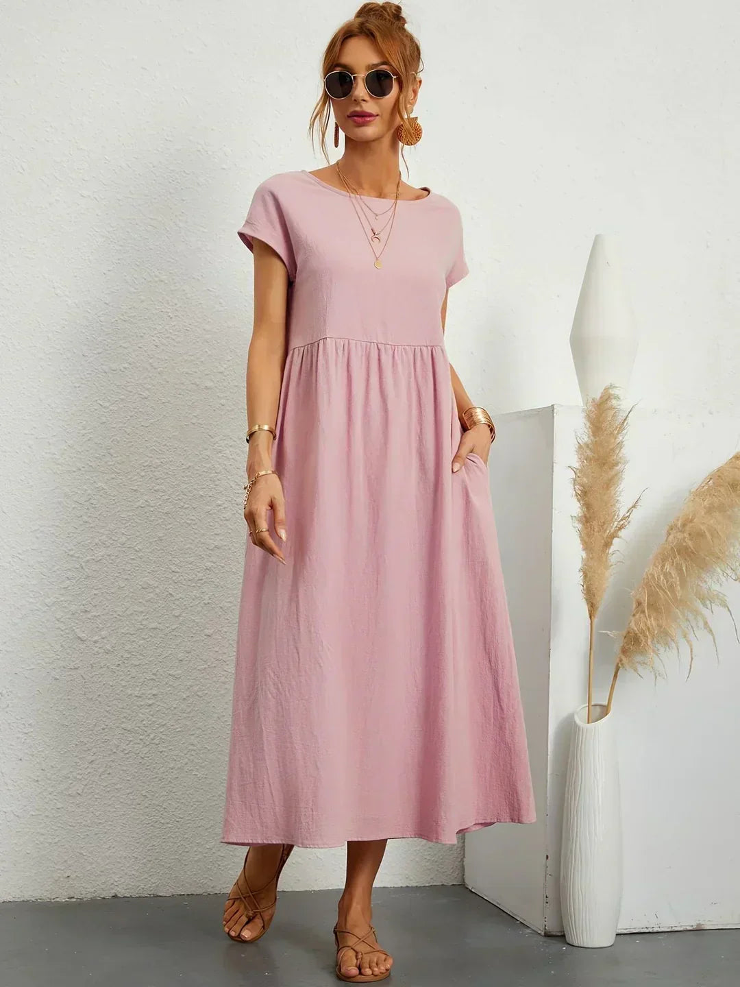 Gabriela | Vestido Midi de Elegância Intemporal