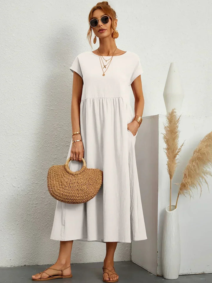 Gabriela | Vestido Midi de Elegância Intemporal