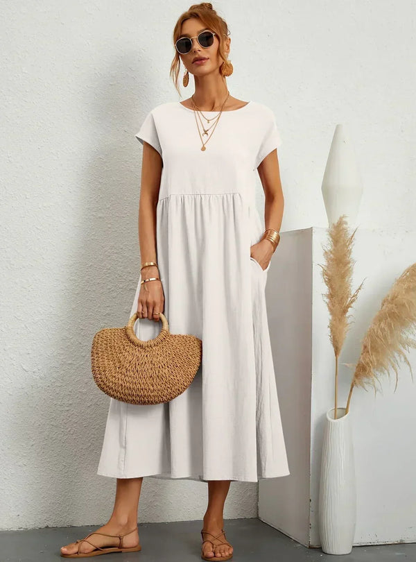 Gabriela | Vestido Midi de Elegância Intemporal