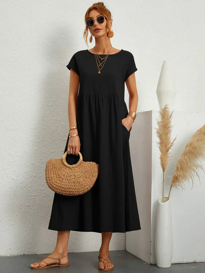 Gabriela | Vestido Midi de Elegância Intemporal