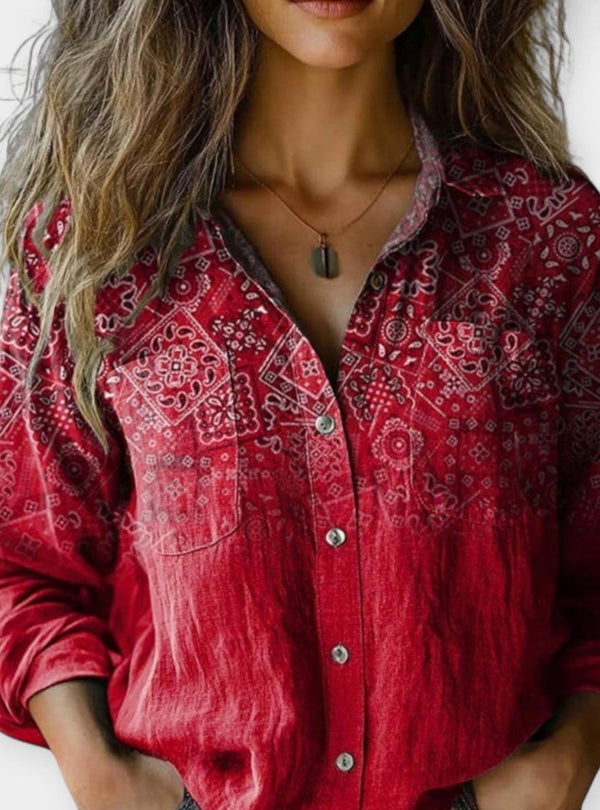 Mille | Blusa vintage com padrão