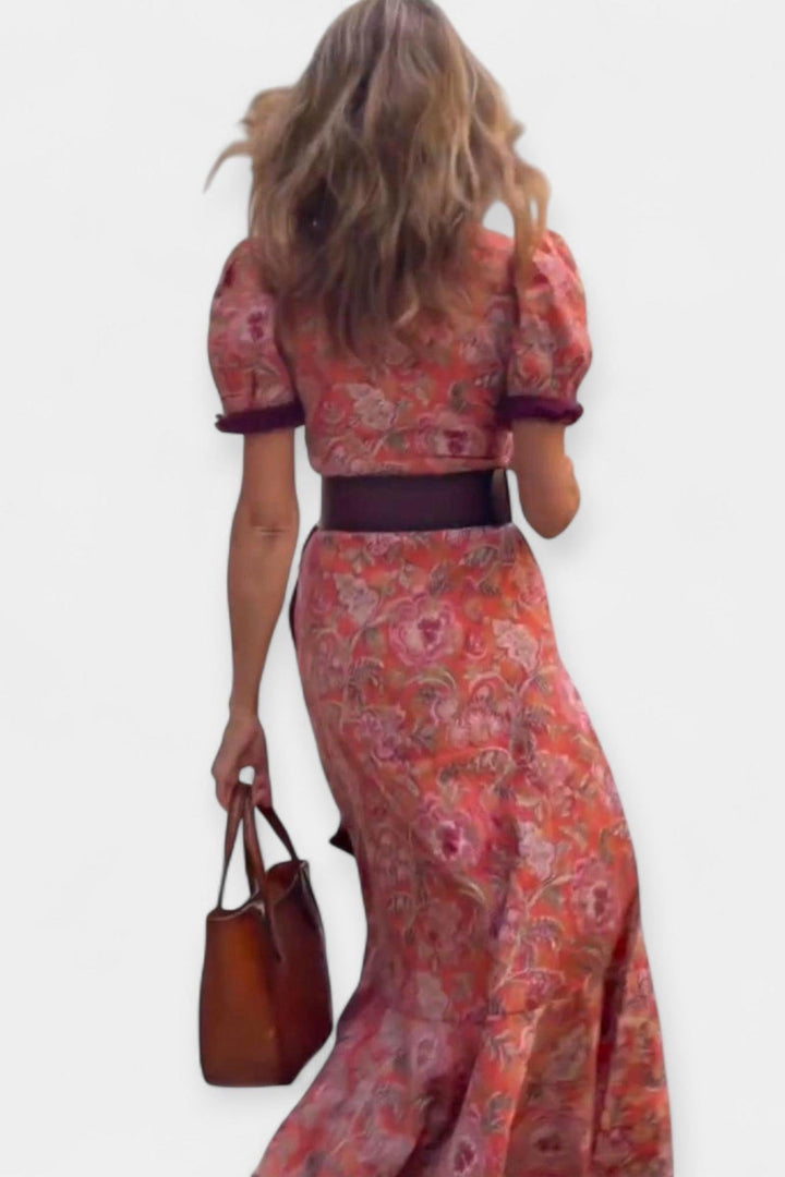 Millea | Vestido romântico com babados
