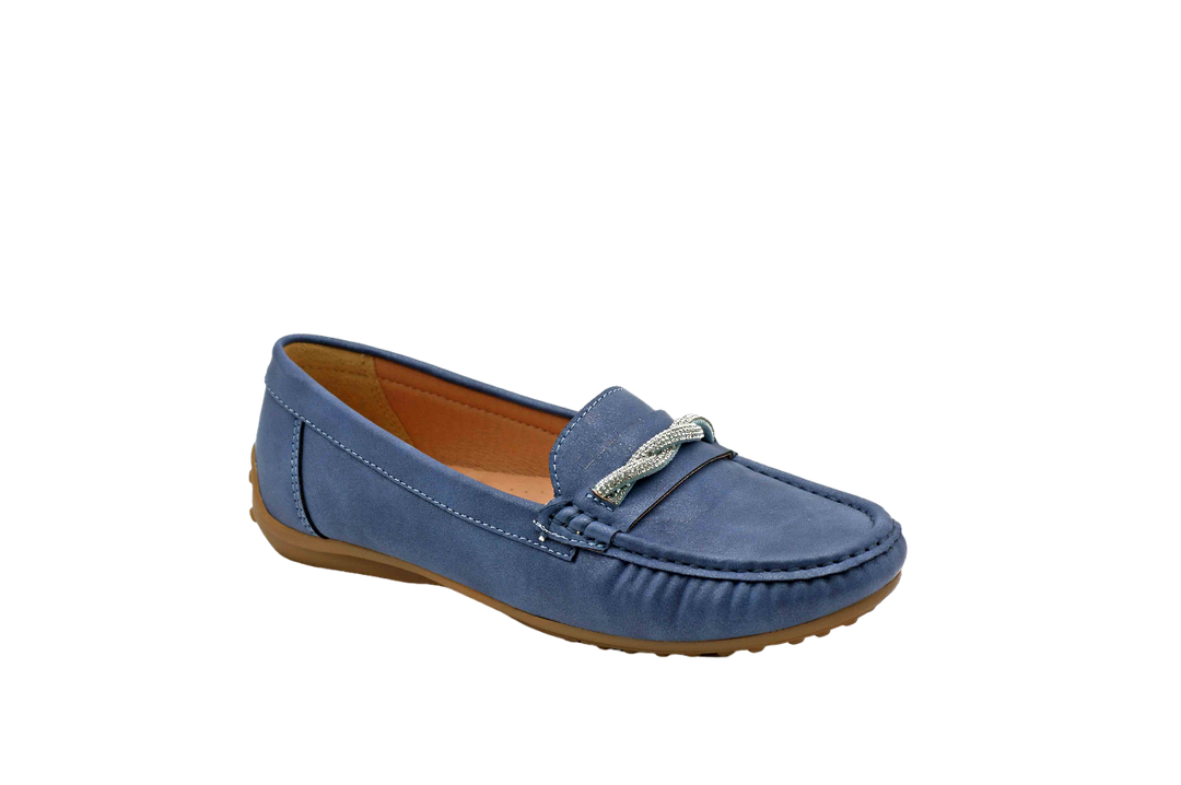 2092 | Mocassim com aplique brilhante