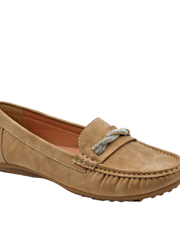2092 | Mocassim com aplique brilhante