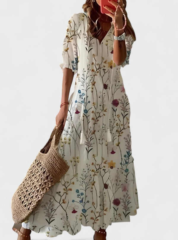 Flôr - Vestido de Verão Estilo Boho
