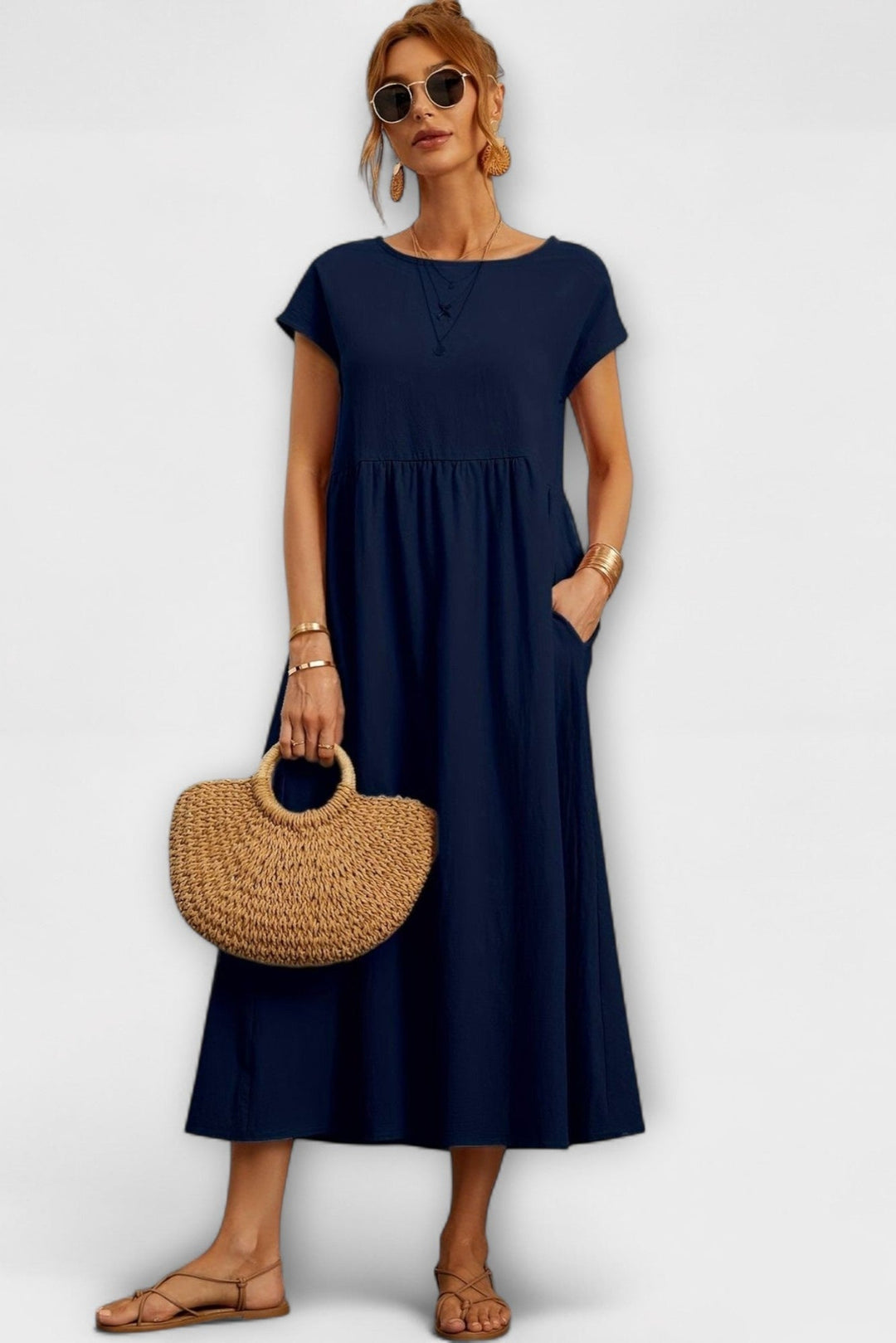 Pernille | Vestido com bolsos laterais