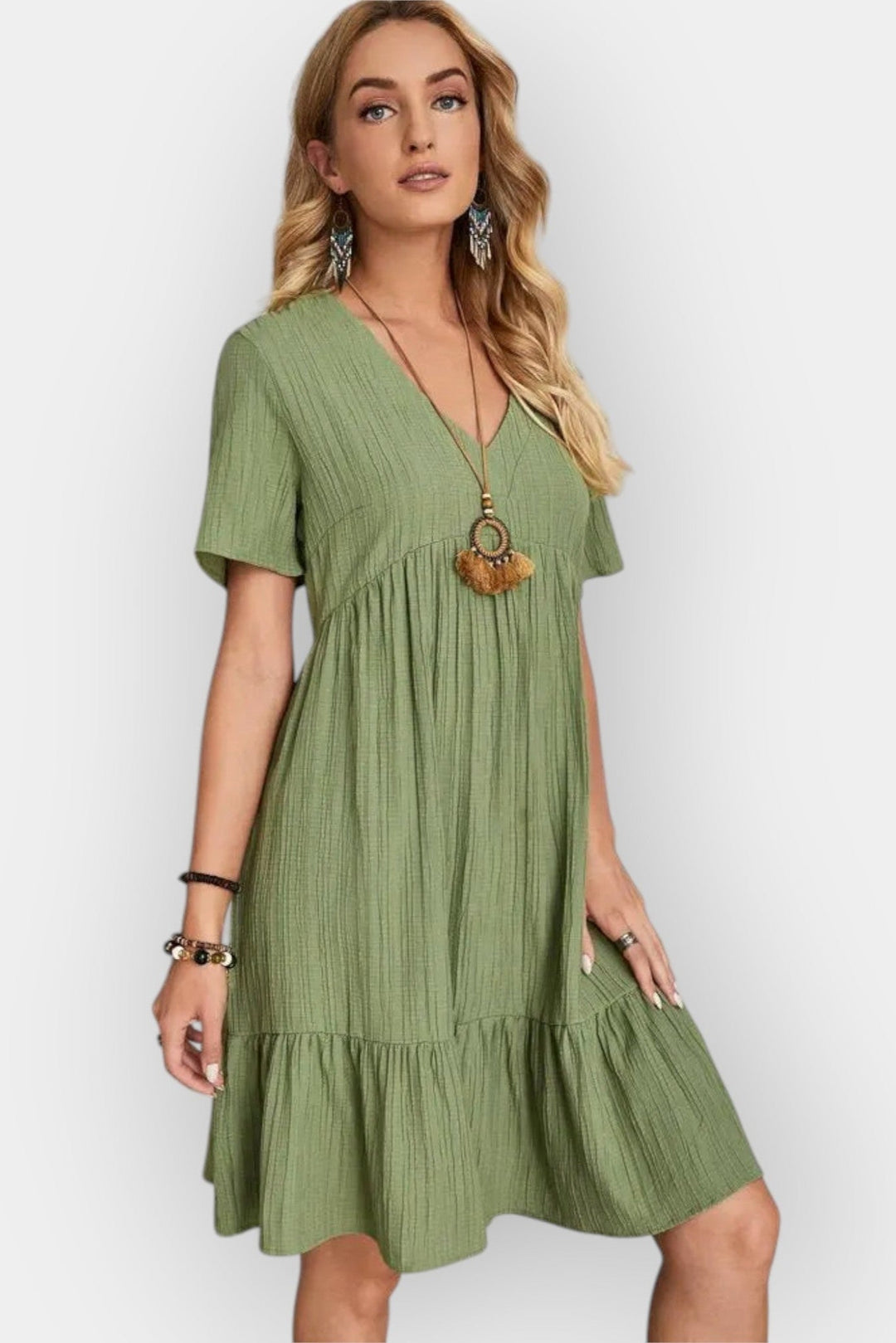 Rikke | Vestido de decote em V