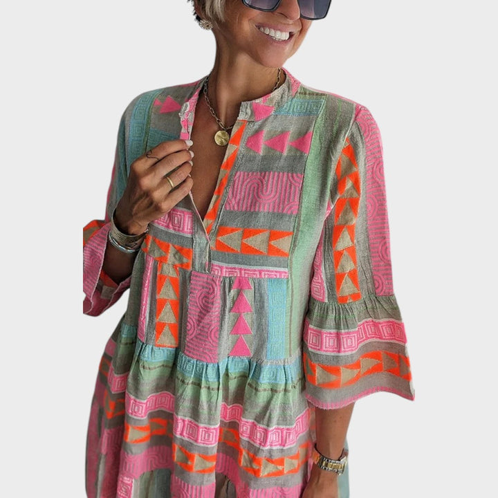 Bianca – Vestido Boho Fresco e Leve