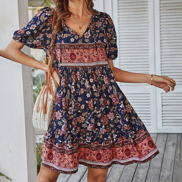 Paula - Vestido Floral Descontraido