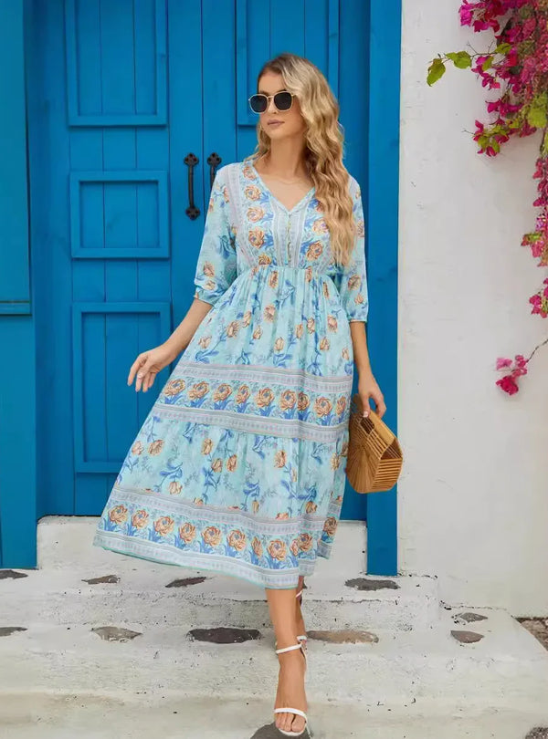Clara - Vestido Floral Elegante