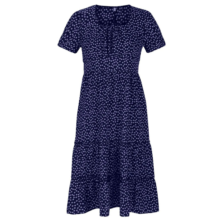 Alda | Vestido midi com padrão floral