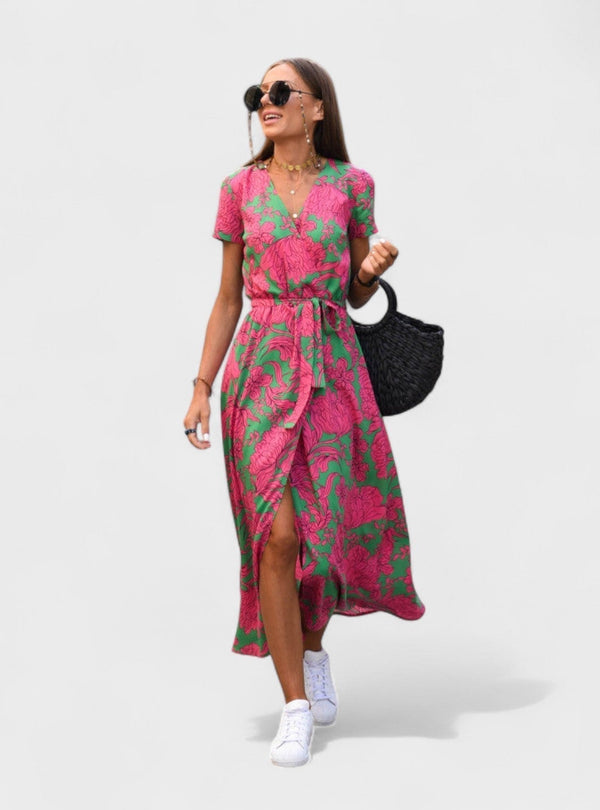 Lírio Rosa - Vestido Boho Chic