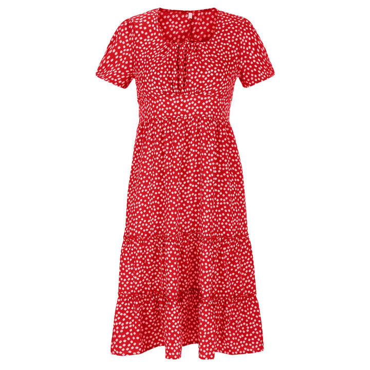 Alda | Vestido midi com padrão floral