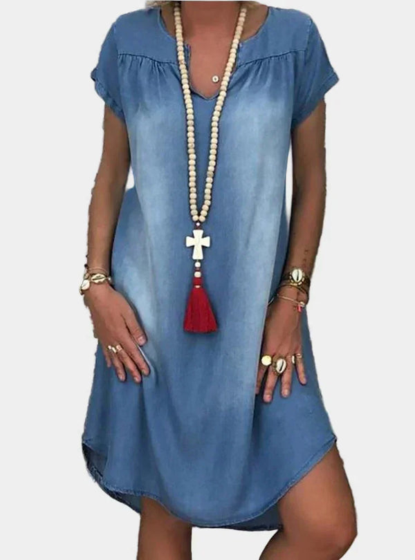 Vestido de Verão em Ganga Largo