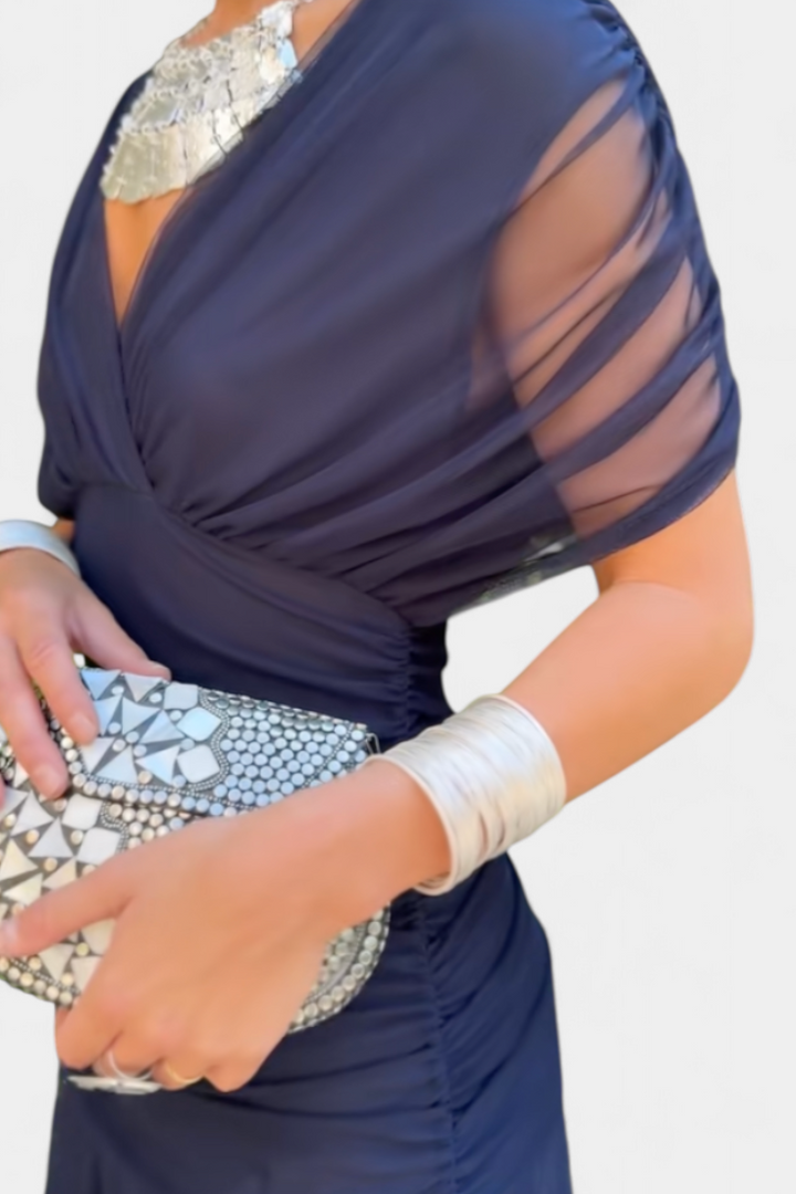 Florendra| Vestido Longo com Decote em V