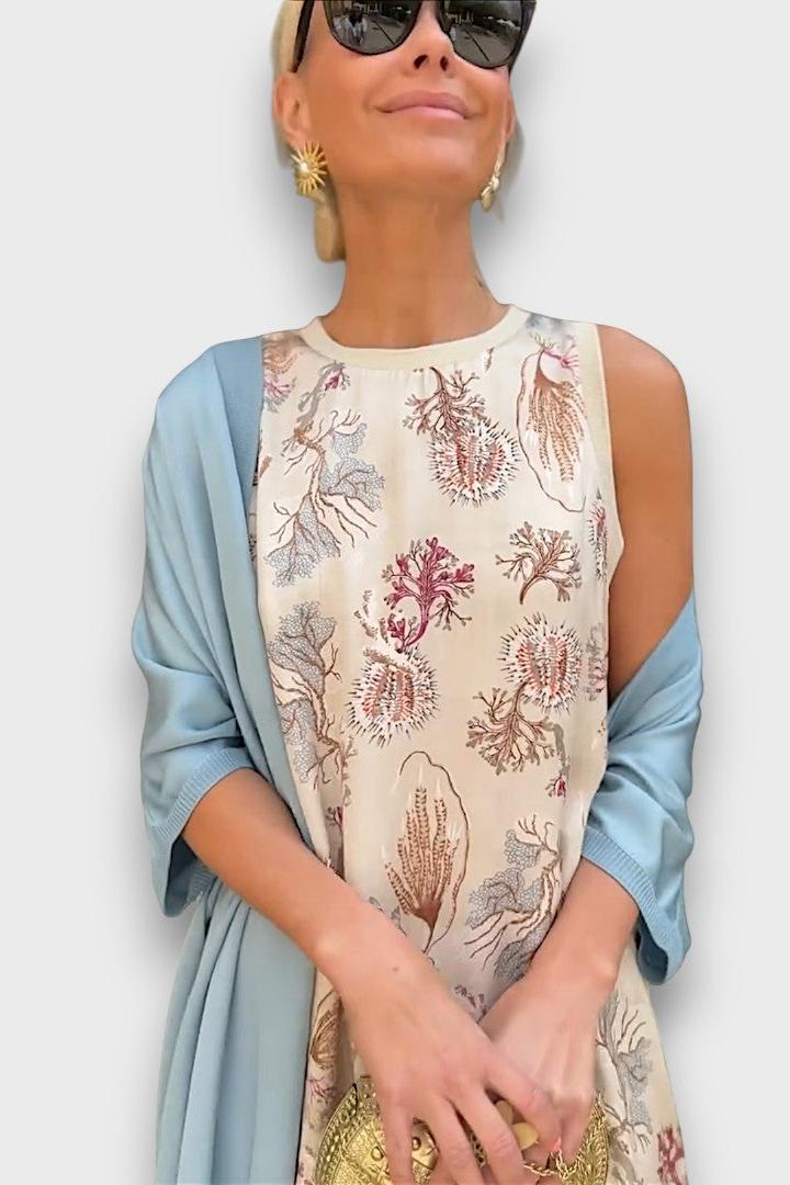 Signe | Vestido longo estampado