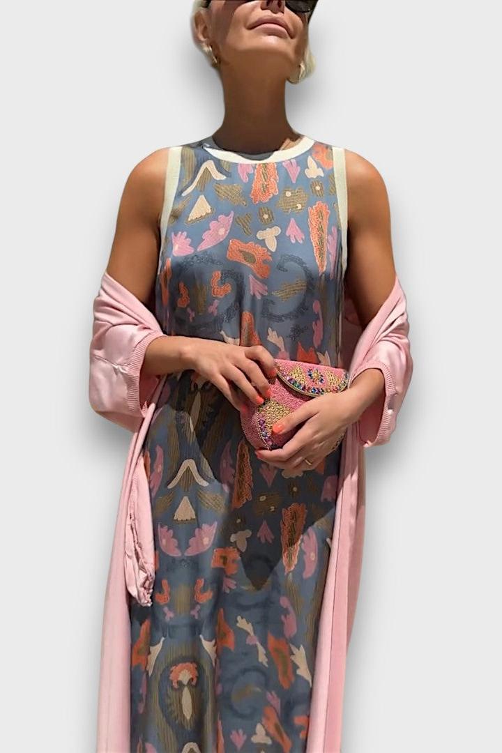 Signe | Vestido longo estampado