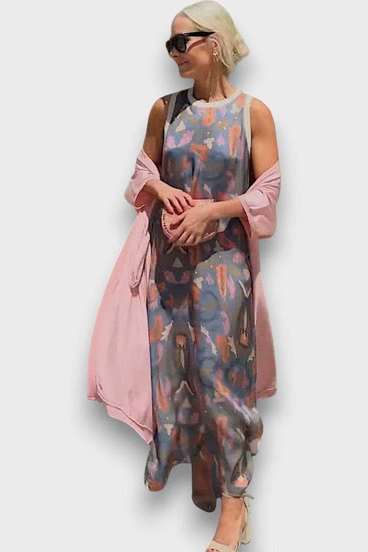 Signe | Vestido longo estampado