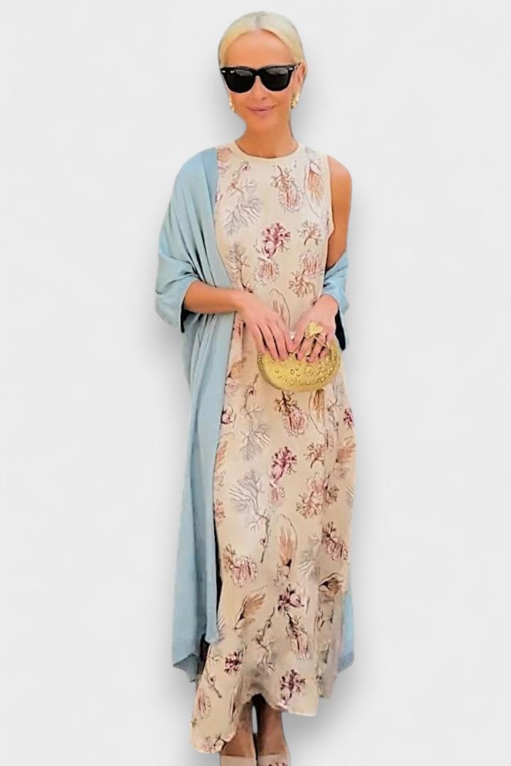 Signe | Vestido longo estampado