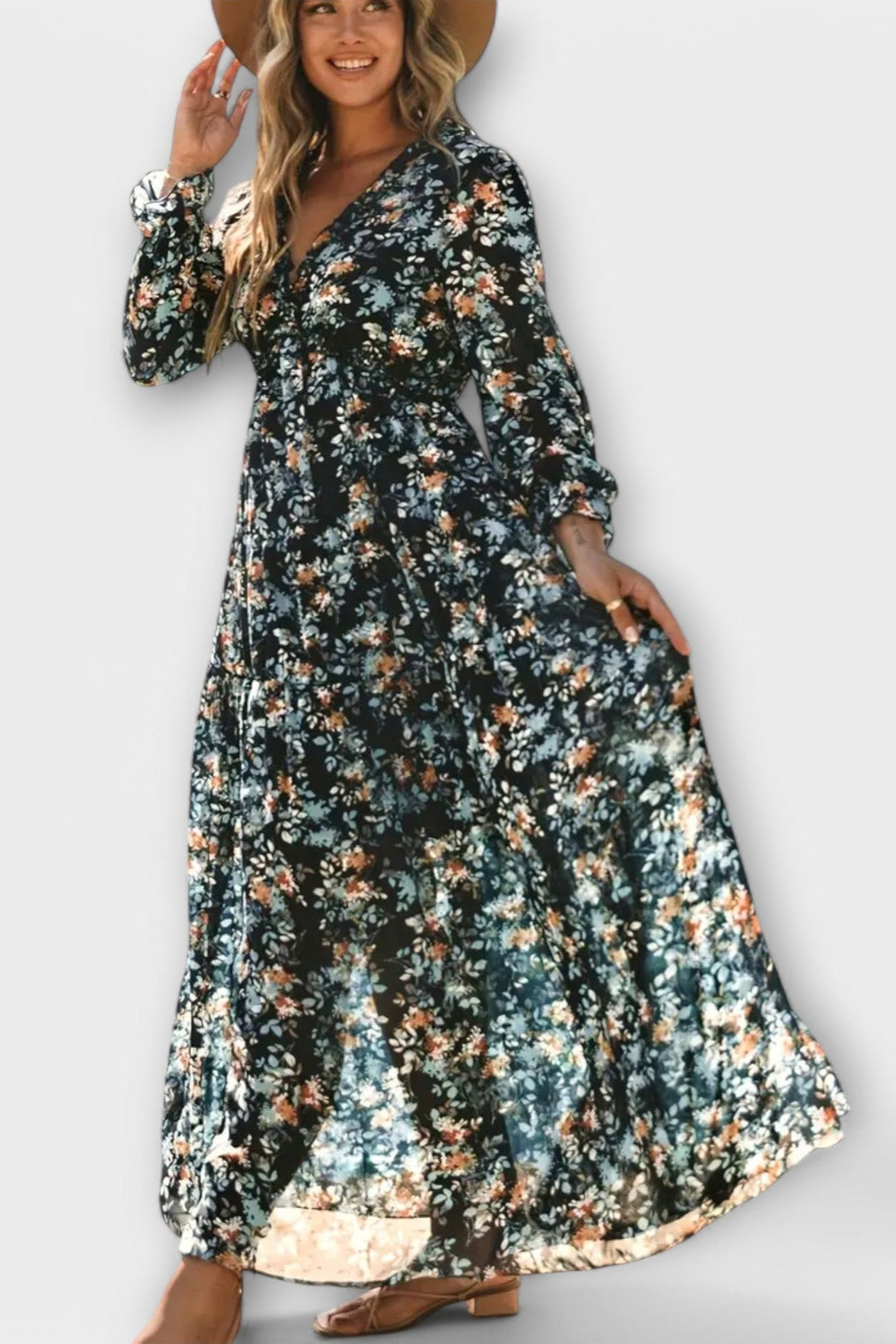 Sofia | Maxi vestido de flores