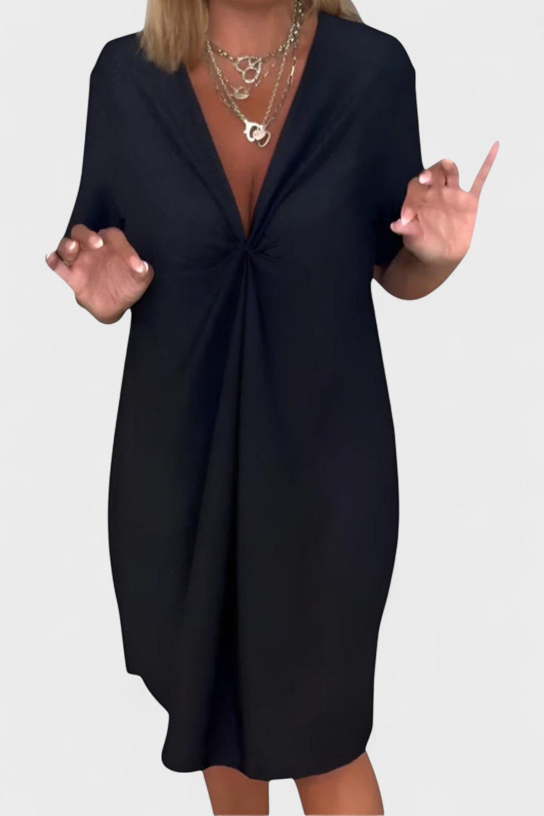 Solveig | Vestido com decote em V