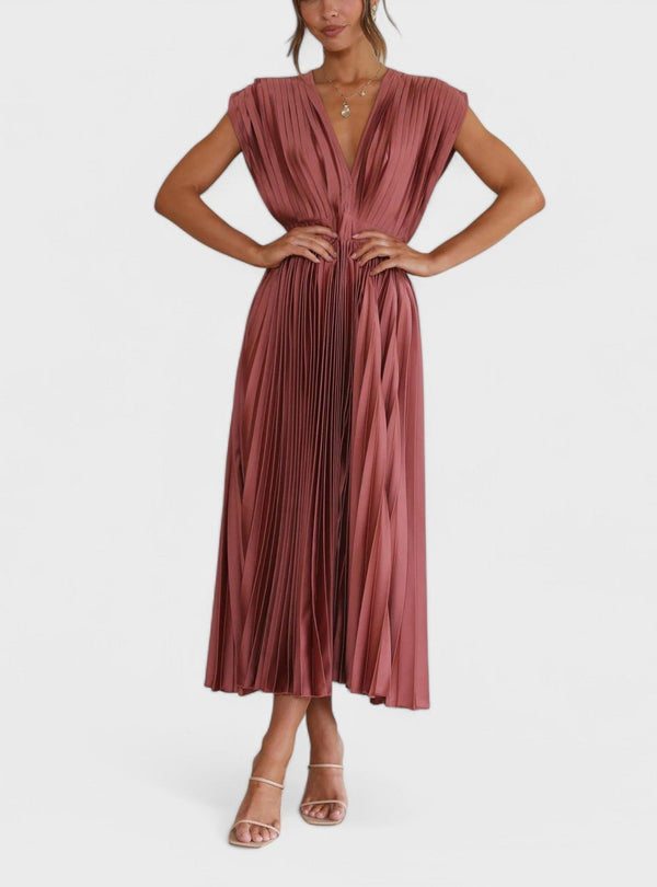 Paula - Vestido plissado elegante