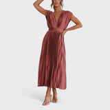 Paula - Vestido plissado elegante