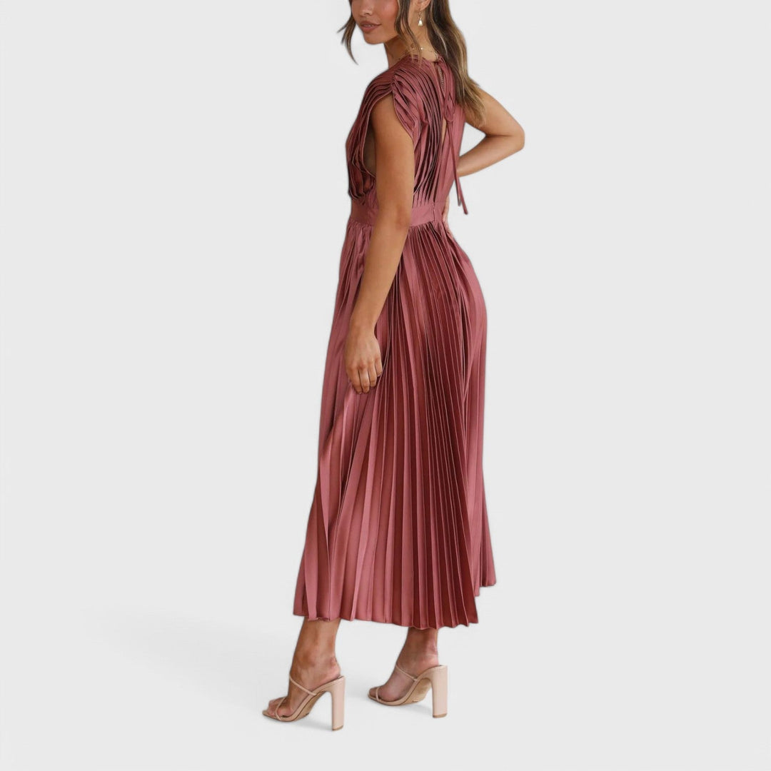 Paula - Vestido plissado elegante