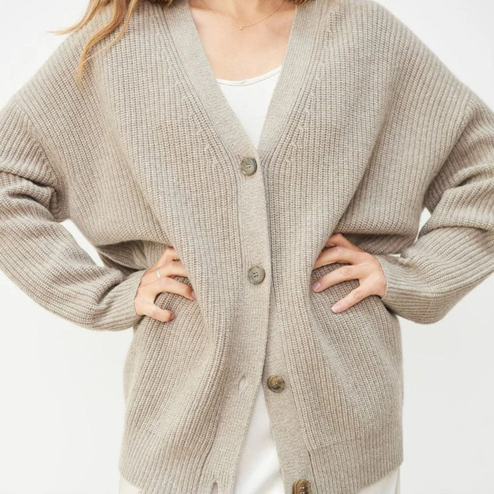 Bea - Cardigan Elegante de Caxemira
