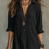 Agnes | Vestido longo com botões