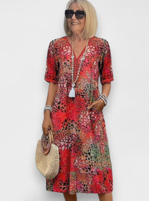 Lia - Vestido Feminino Midi