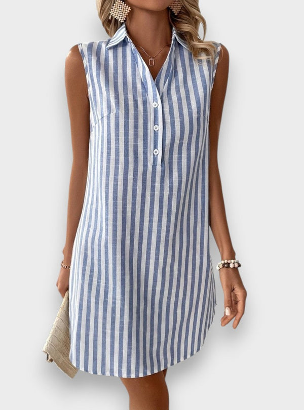 Lúcia - Vestido Camisa Listrado