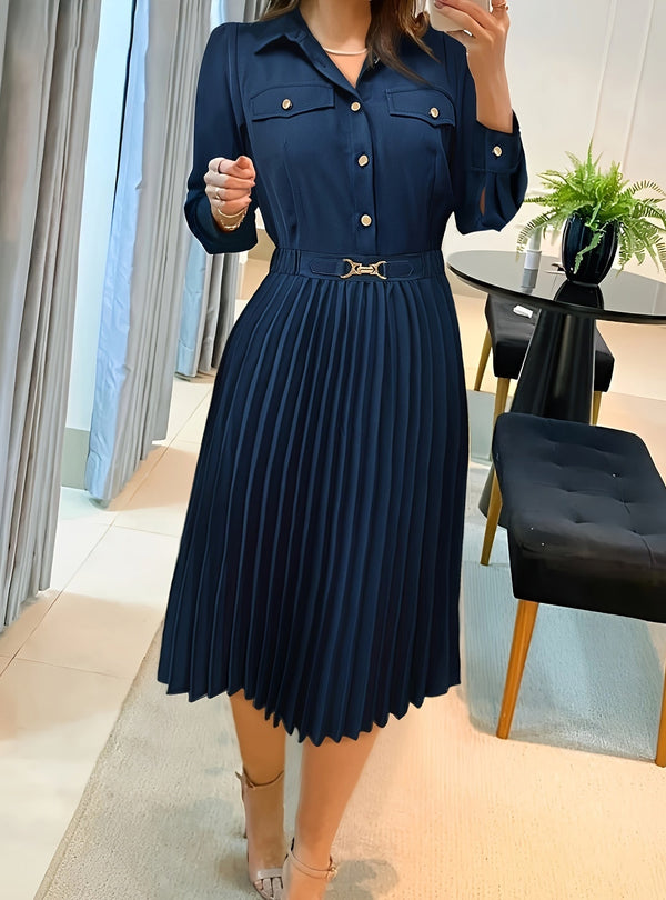 Andreia - Vestido Formal de Algodão