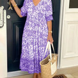 Keisha | Floral com Decote em V Gracioso
