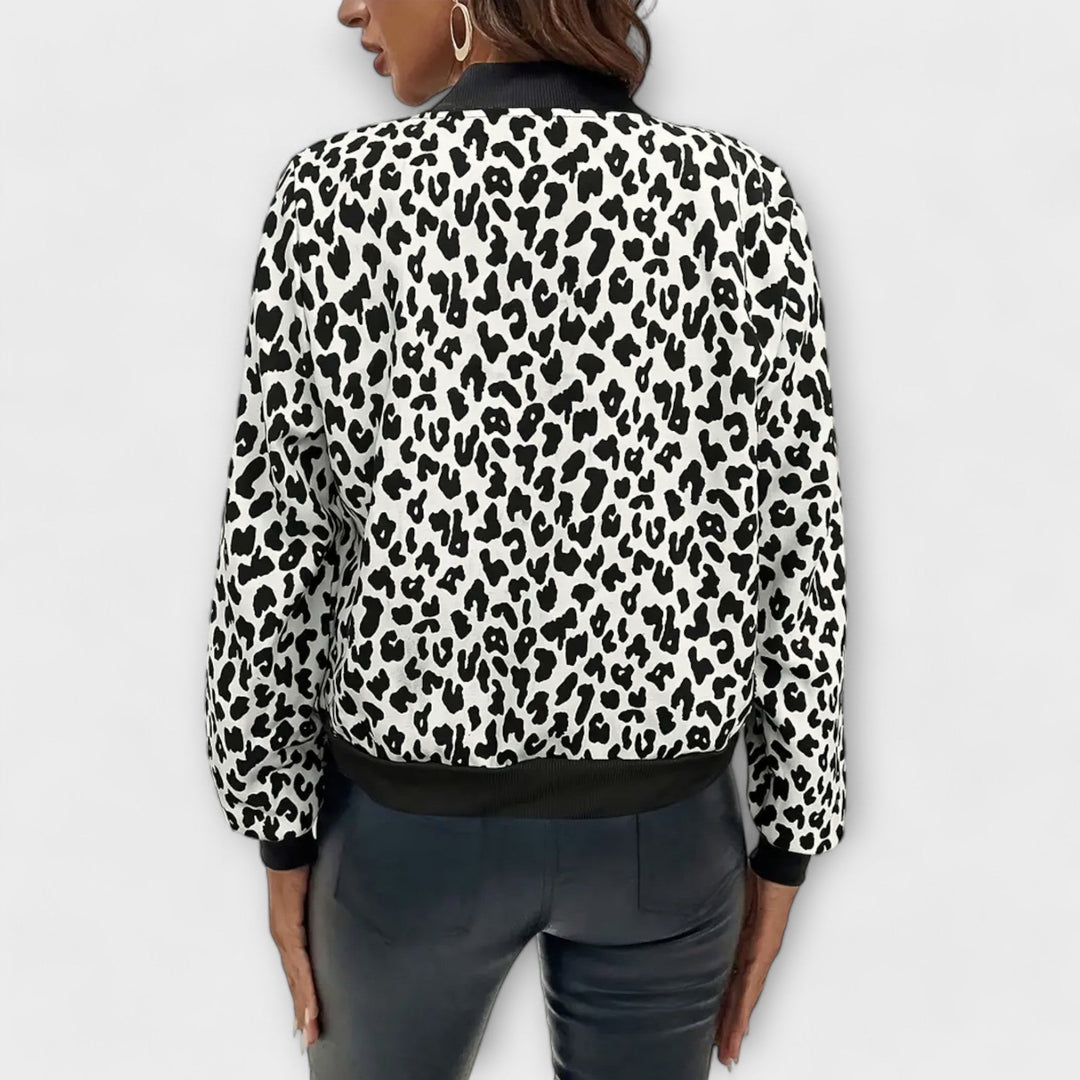 Raquel - Casaco de Leopardo Elegante