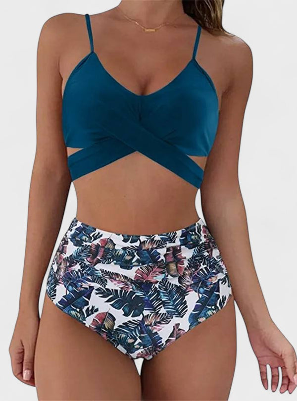 Marta - Biquíni Alta Cintura Estilo Verão