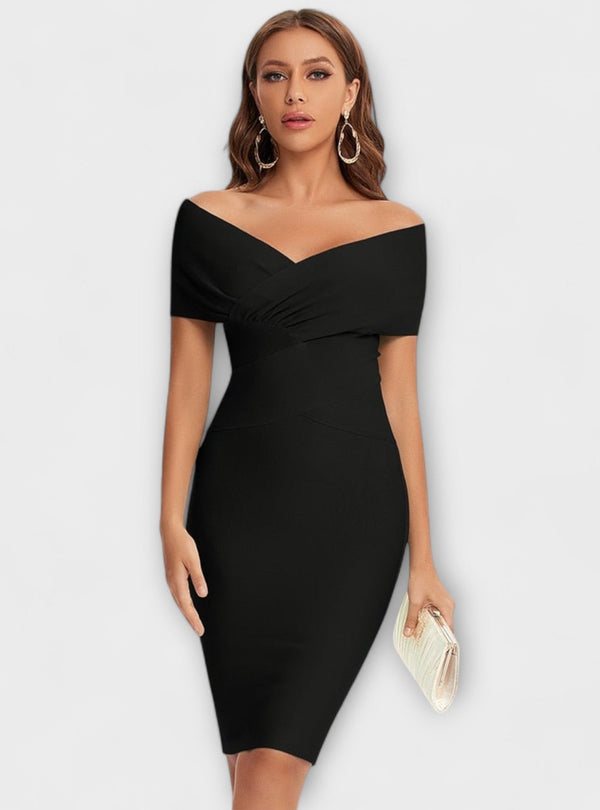 Ofélia - Vestido Elegante com Decote em V