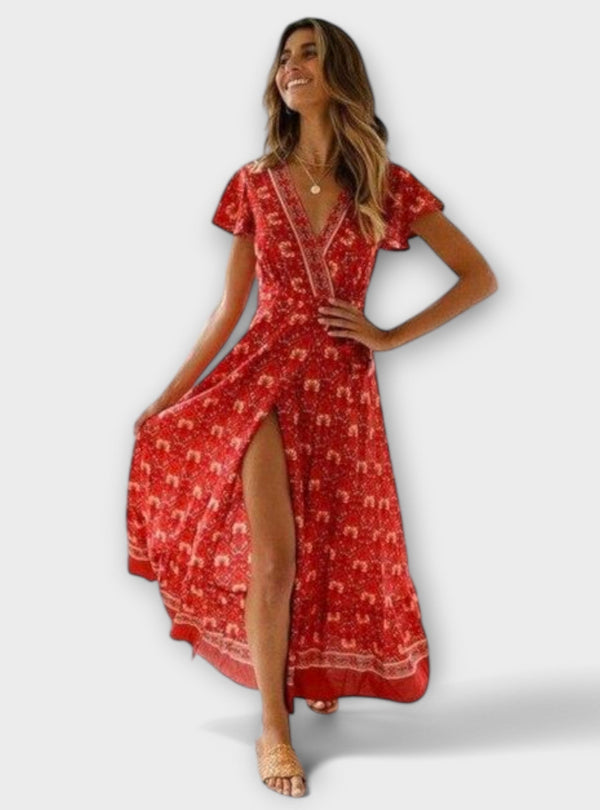 Filipa - Vestido Boho midi