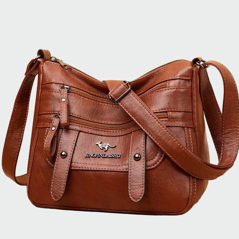 Elegante mala de couro