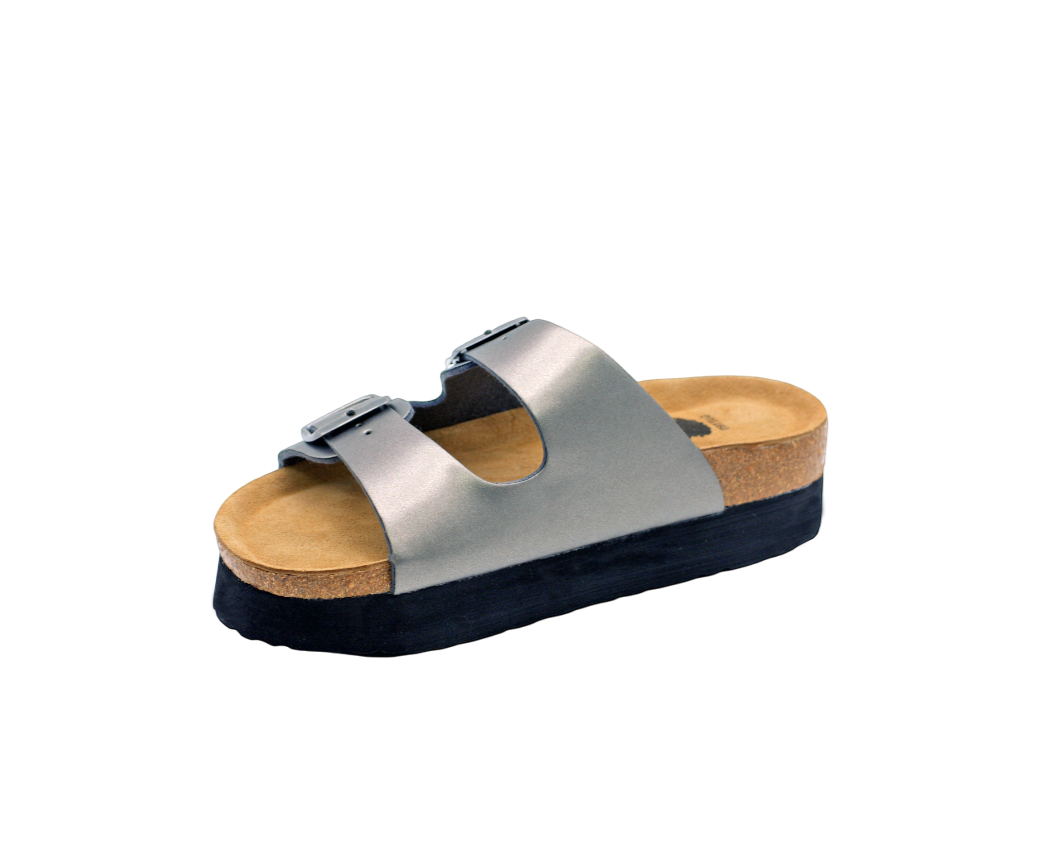 3015 | Chinelo de duas fivelas com plataforma