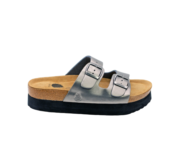 3015 | Chinelo de duas fivelas com plataforma