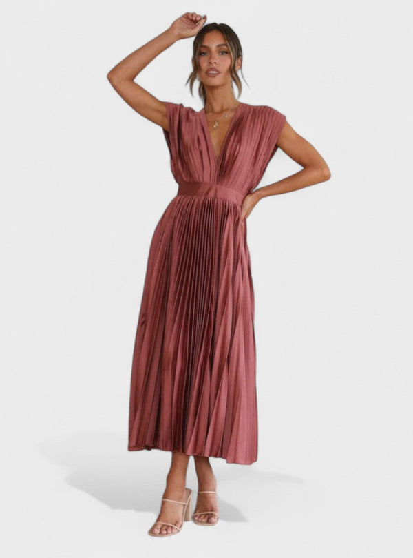 Eduarda - Vestido midi elegante