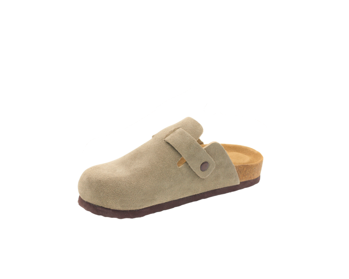 3055 | Clogs de camurça com fivela