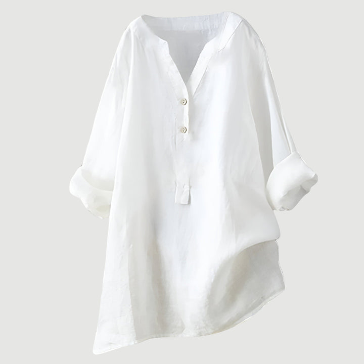 Blusa de Linho Leve e Confortável para Mulher