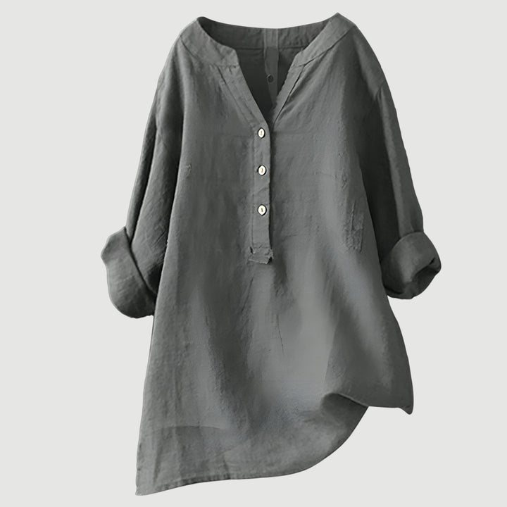 Blusa de Linho Leve e Confortável para Mulher