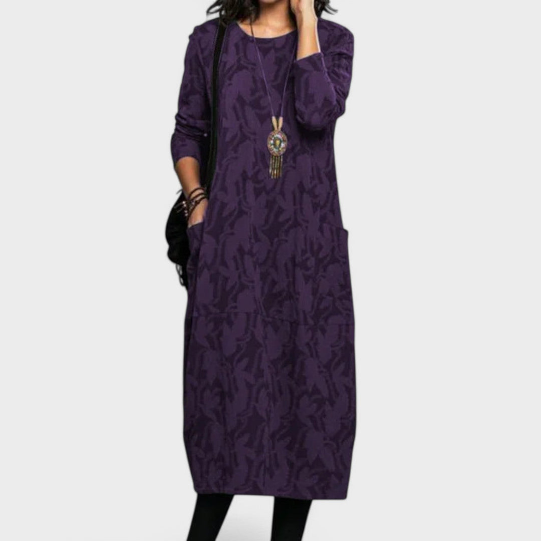 Hermínia - Vestido de Mangas Compridas
