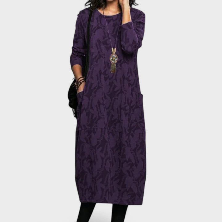 Hermínia - Vestido de Mangas Compridas