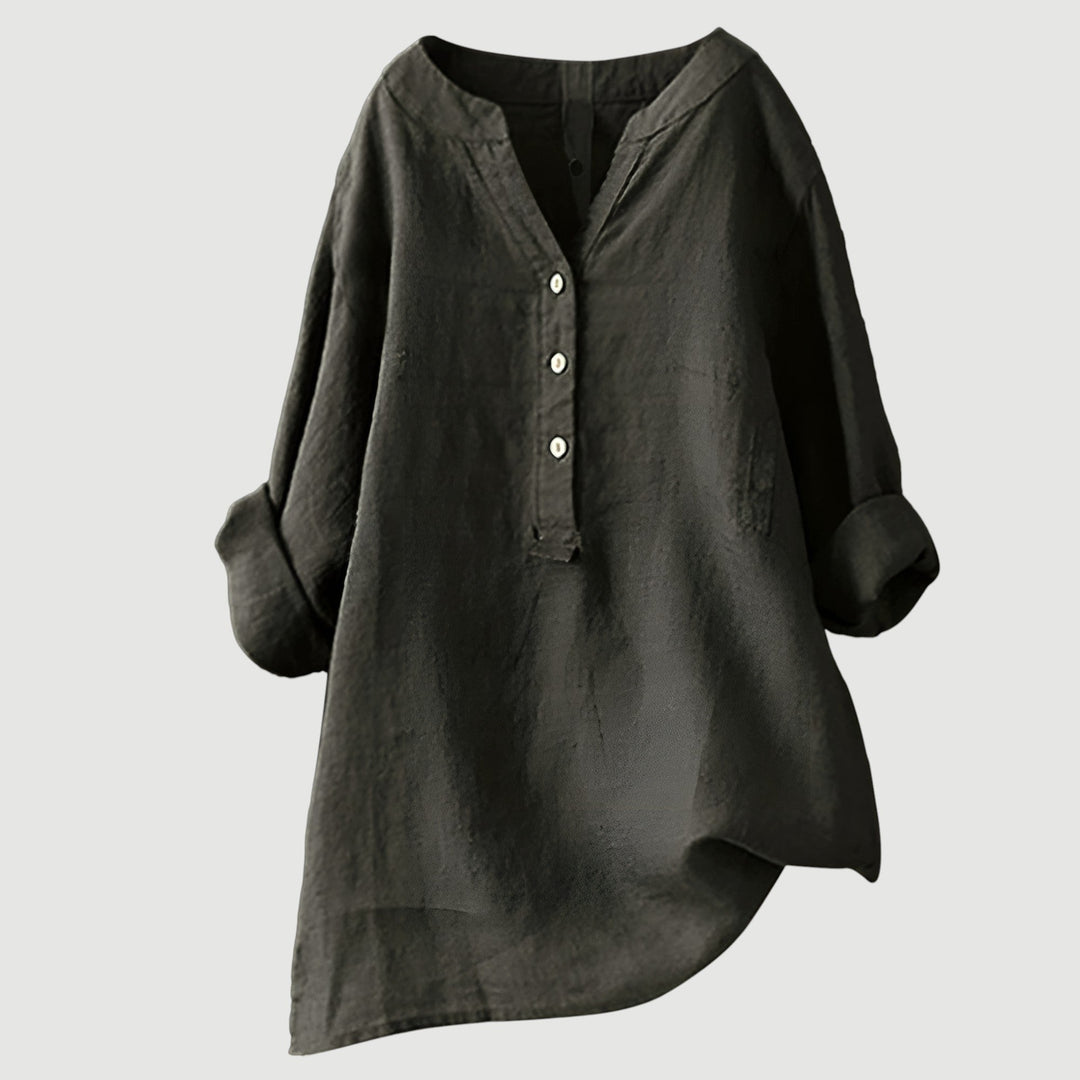 Blusa de Linho Leve e Confortável para Mulher